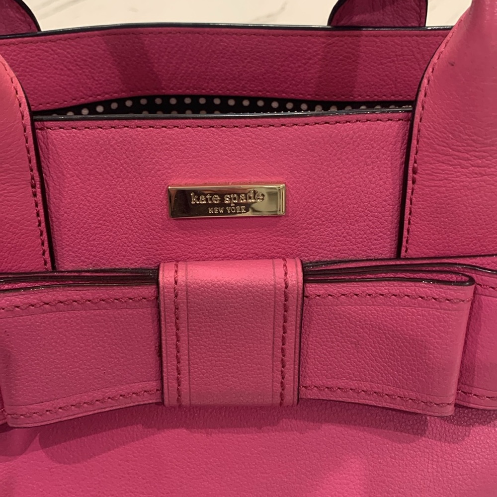 Kate Spade hot pink bow bag - Picture 6 of 12